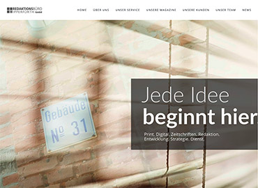 Redaktionsbüro Wipperfürth Webseite